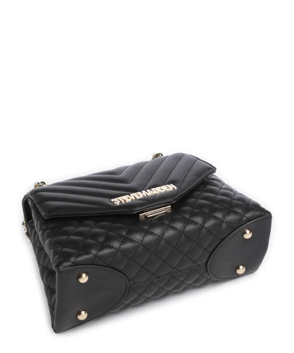 BVOLT Schultertasche Lederimitat schwarz