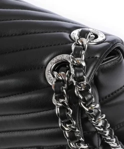 BVOLT-Q Schultertasche Lederimitat schwarz