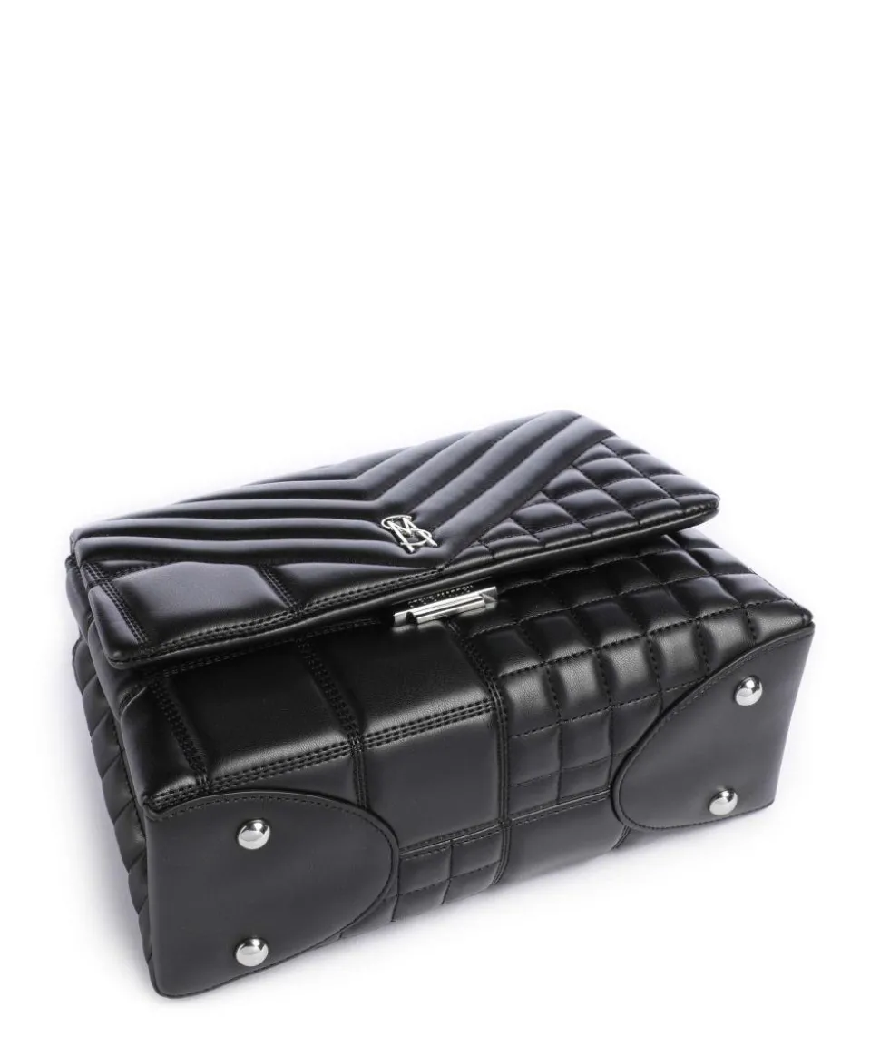 BVOLT-Q Schultertasche Lederimitat schwarz