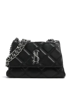 BVOLTURI Schultertasche Lederimitat schwarz