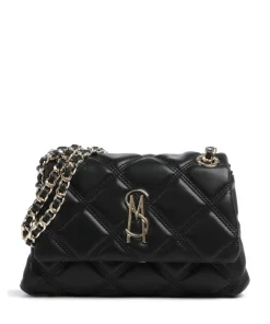 BVOLTURI Schultertasche Lederimitat schwarz