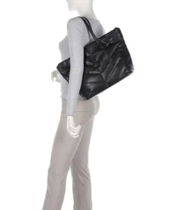 BWORKING Shopper Lederimitat schwarz