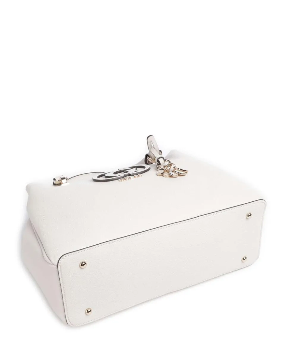 Calebra Handtasche Lederimitat creme