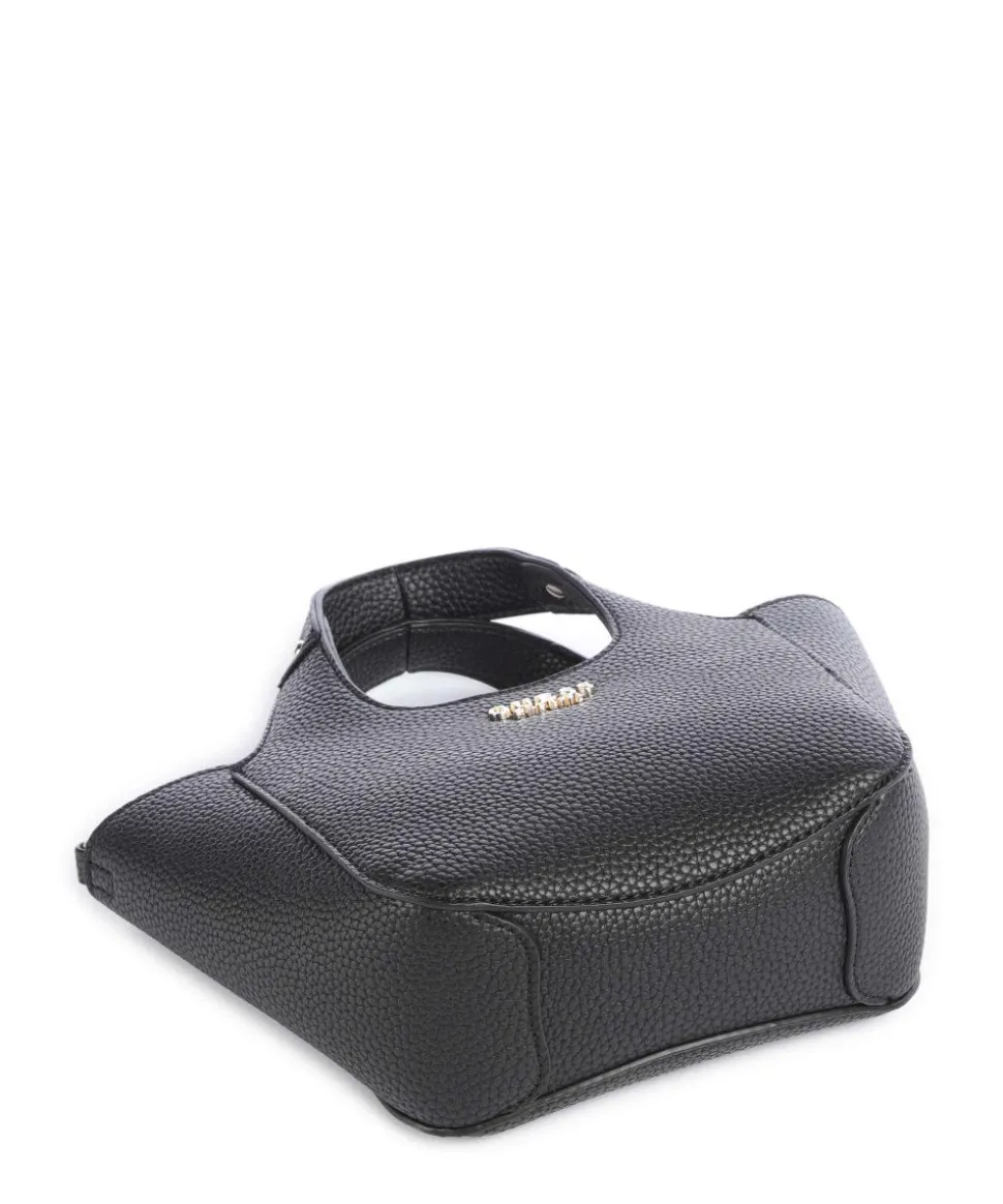 Calista Mini Umhängetasche Lederimitat schwarz