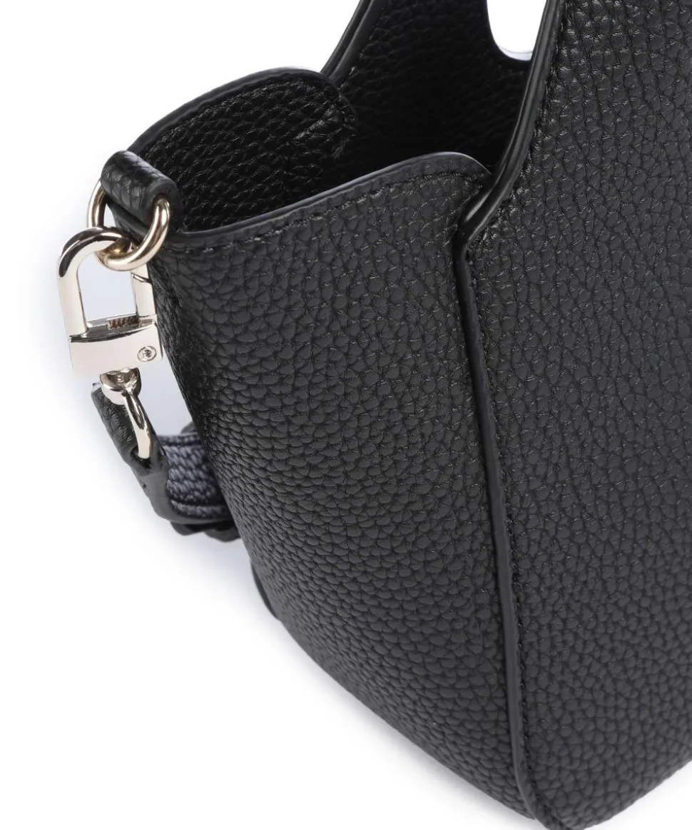 Calista Mini Umhängetasche Lederimitat schwarz