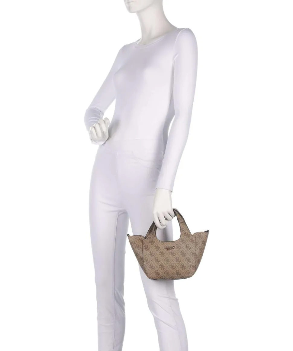 Calista Mini Umhängetasche Lederimitat hellbraun