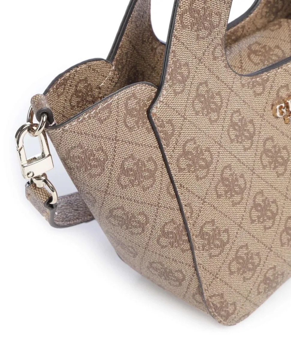 Calista Mini Umhängetasche Lederimitat hellbraun