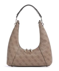 Calista Schultertasche Lederimitat hellbraun