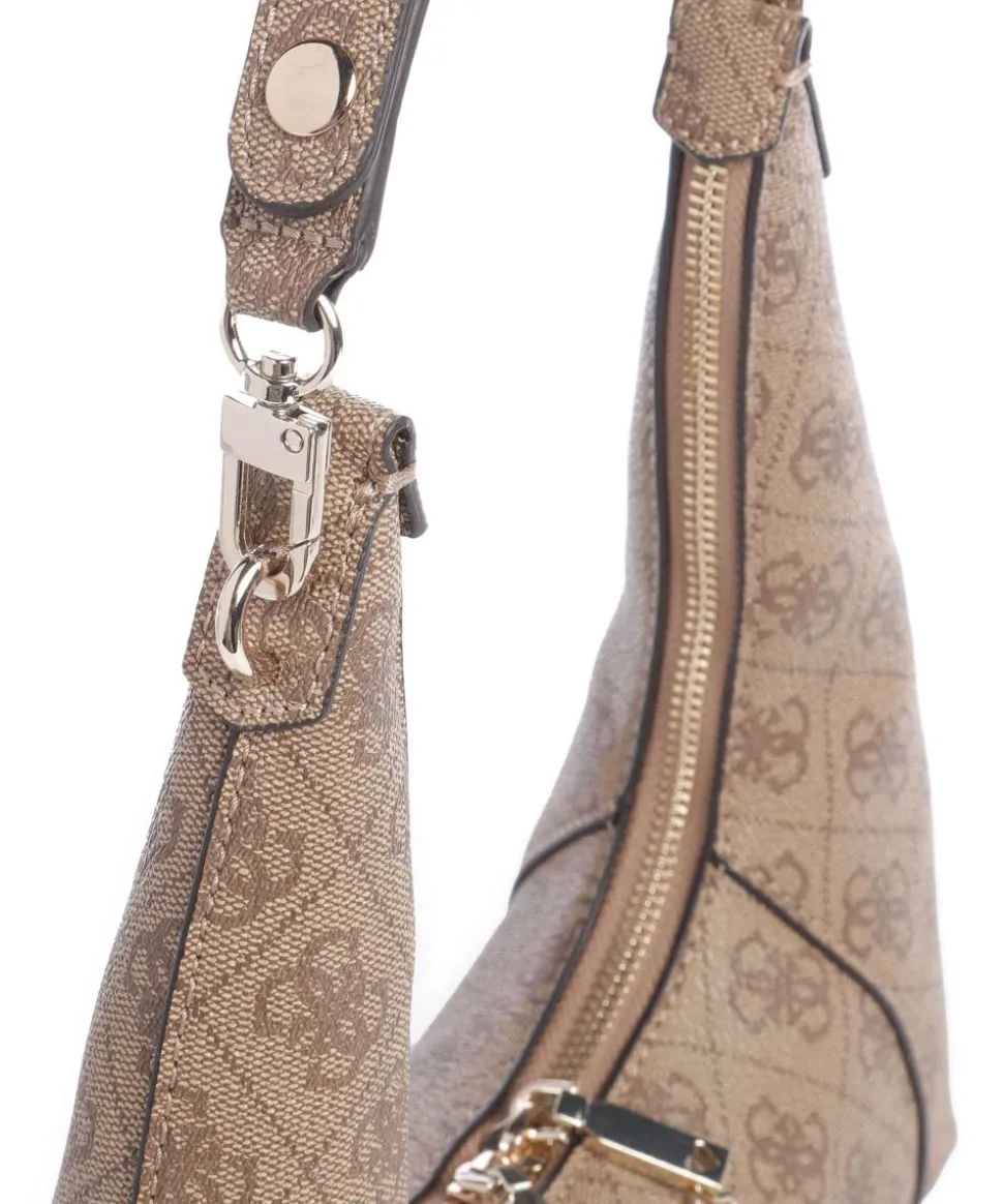 Calista Schultertasche Lederimitat hellbraun