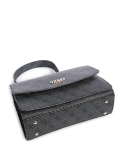 Calista Schultertasche Lederimitat anthrazit