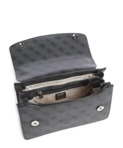 Calista Schultertasche Lederimitat anthrazit