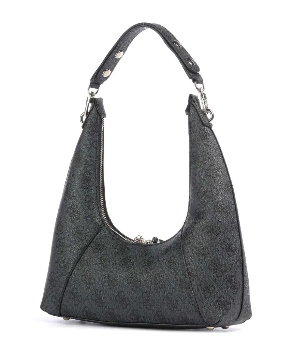 Calista Schultertasche Lederimitat dunkelgrau