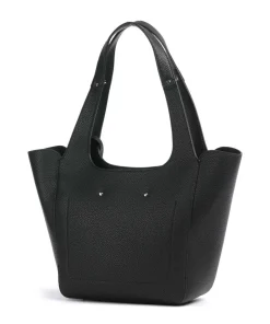 Calista Shopper Lederimitat schwarz