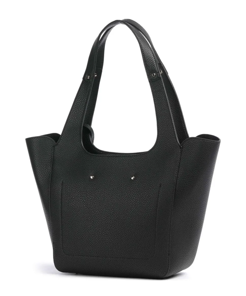 Calista Shopper Lederimitat schwarz