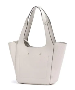 Calista Shopper Lederimitat creme