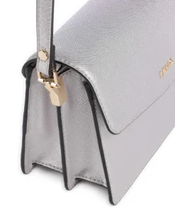 Caliwen Umhängetasche Lederimitat silber