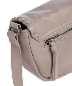 Calm Umhängetasche genarbtes Rindsleder taupe