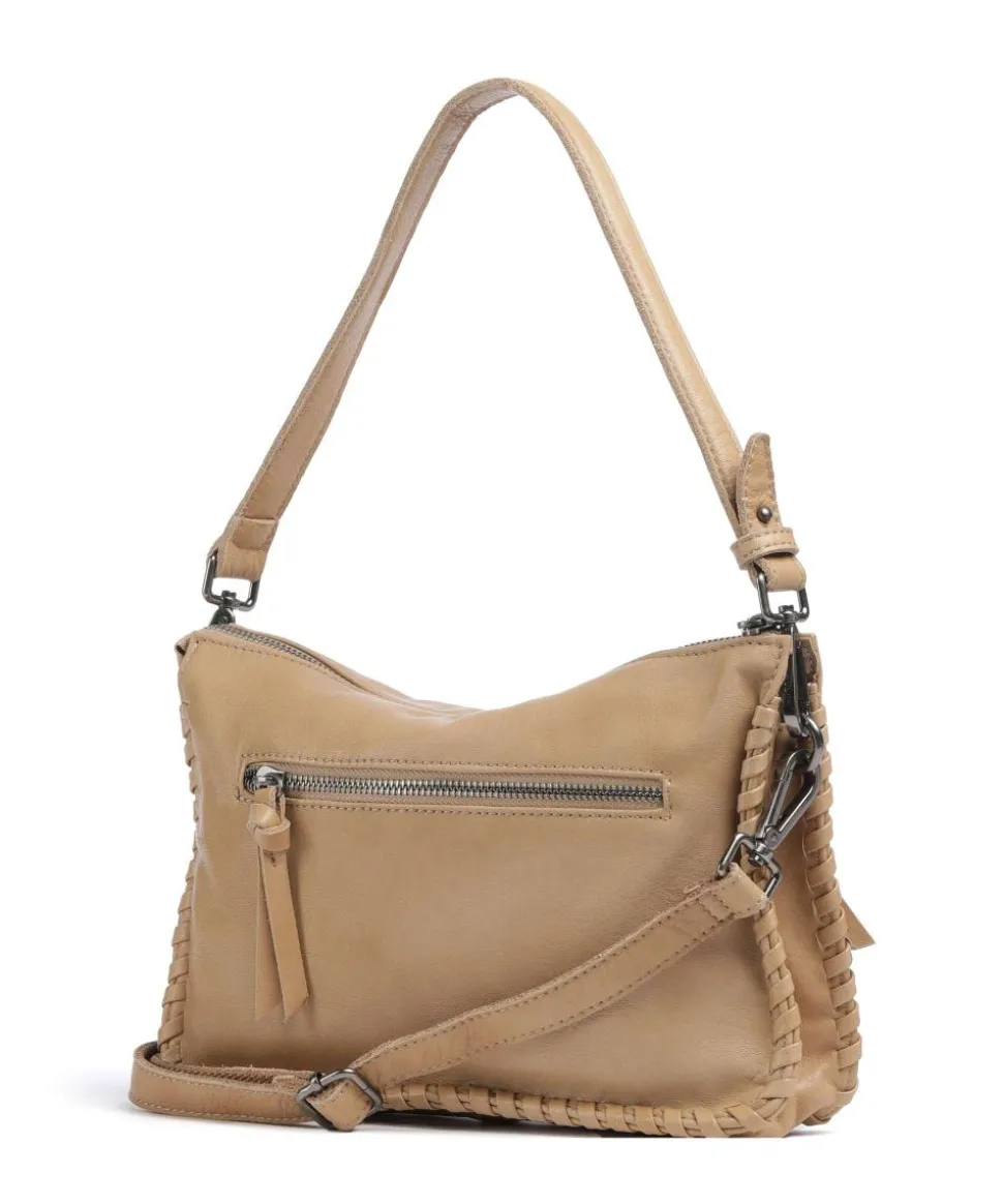 Calm Umhängetasche Leder hellbraun