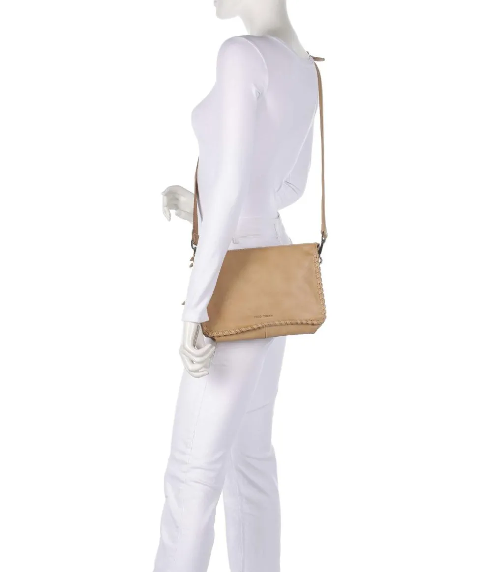 Calm Umhängetasche Leder hellbraun