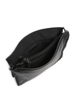 Calm Umhängetasche Leder schwarz