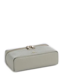 Camelia Micro Umhängetasche genarbtes Leder graugrün