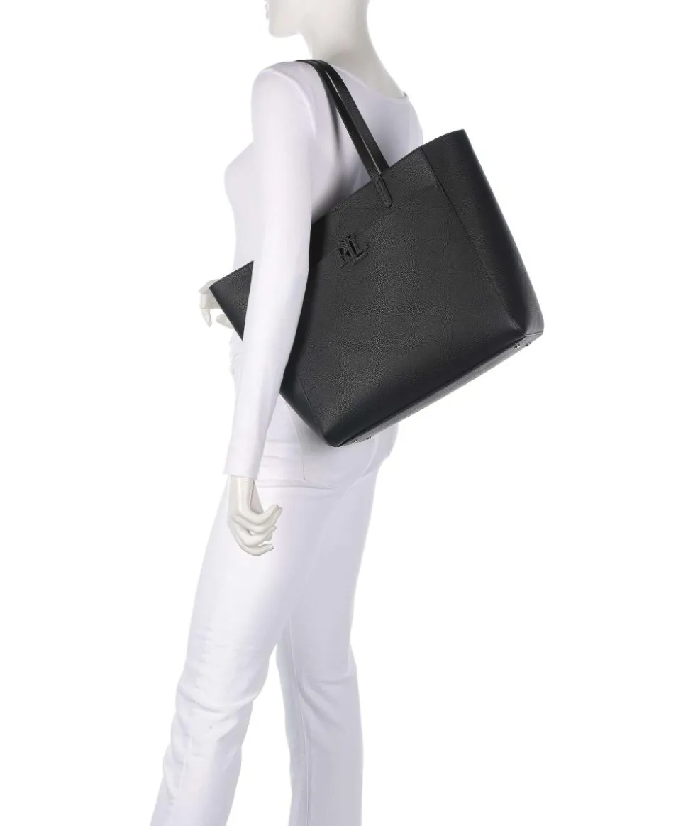 Cameryn Large Shopper genarbtes Rindsleder schwarz