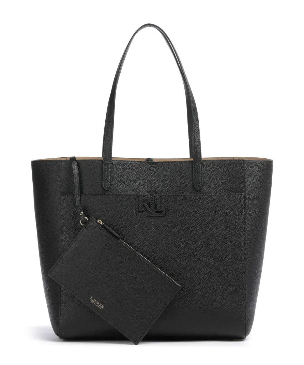 Cameryn Large Shopper genarbtes Rindsleder schwarz