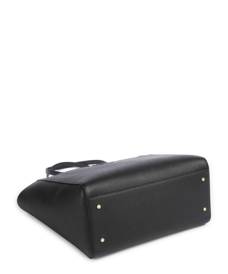 Cameryn Large Shopper genarbtes Rindsleder schwarz