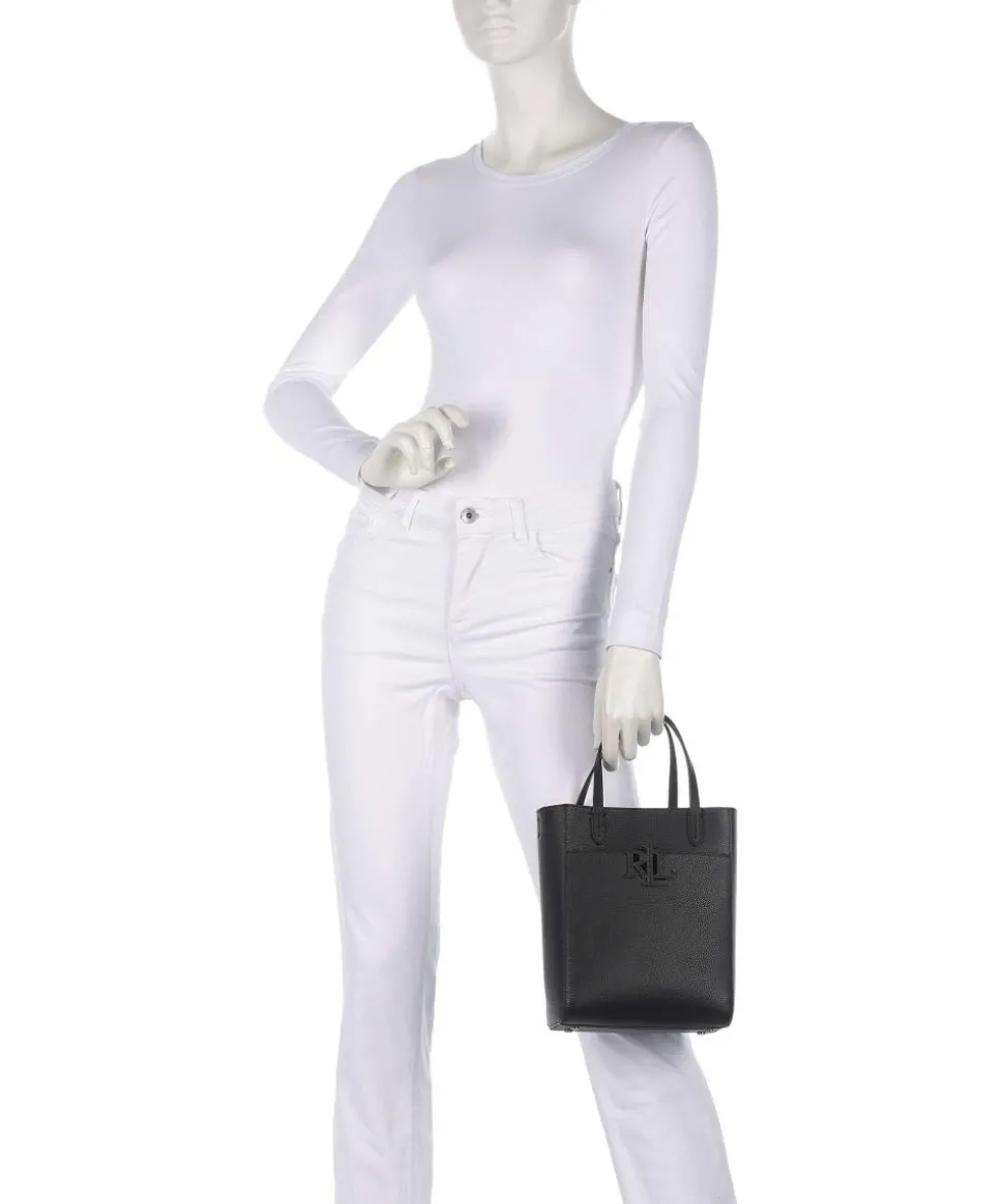 Cameryn Small Handtasche genarbtes Rindsleder schwarz