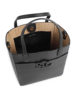 Cameryn Small Handtasche genarbtes Rindsleder schwarz