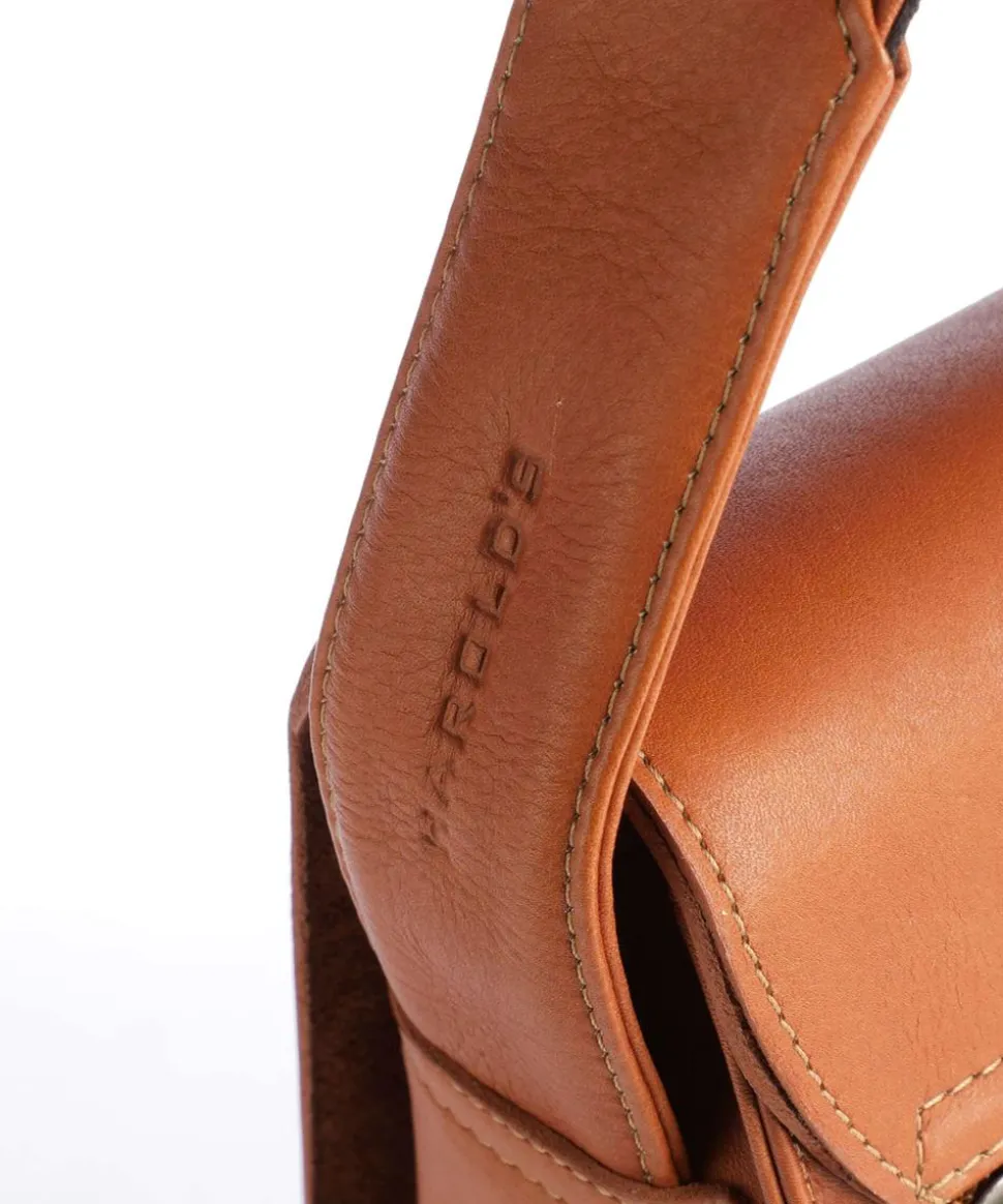 Campo Umhängetasche fein genarbtes Leder cognac