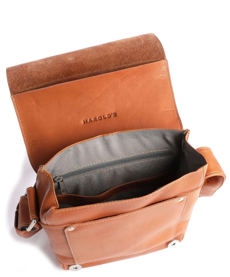 Campo Umhängetasche fein genarbtes Leder cognac