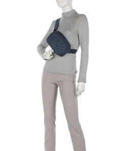 Canvas Matelassé Gürteltasche Canvas dunkelblau