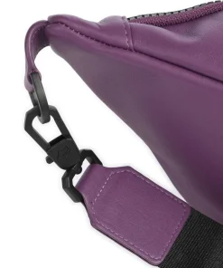 Capri Gürteltasche fein genarbtes Rindsleder violett