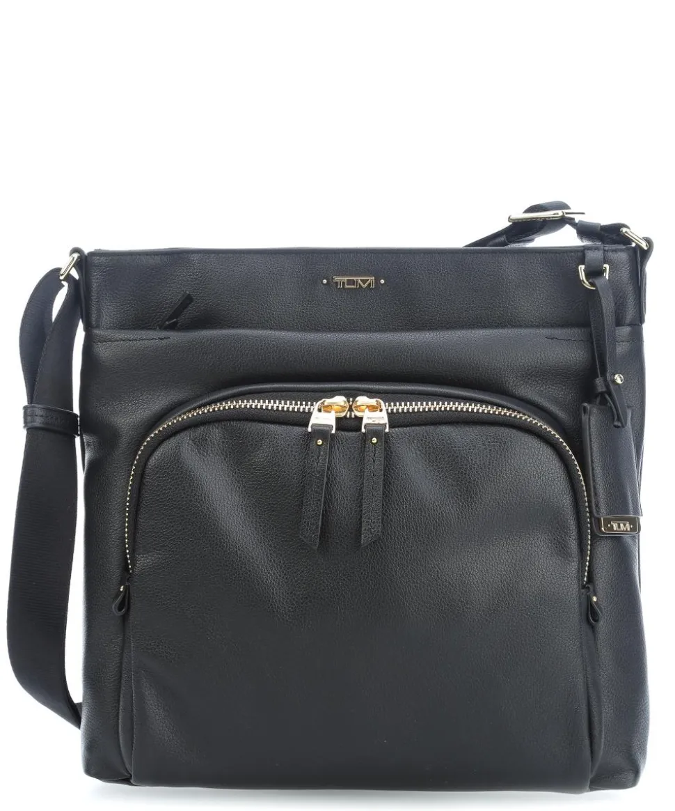 Capri Umhängetasche Leder schwarz