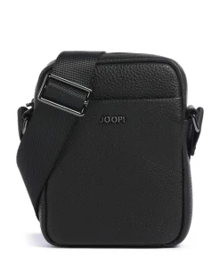 Cardona Rafael Umhängetasche genarbtes Leder schwarz