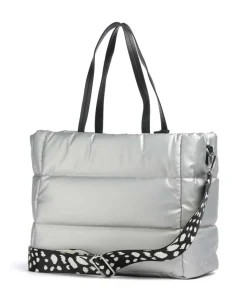 Carezza Shopper Textil silber