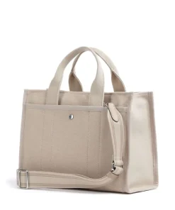 Cargo Handtasche Canvas beige