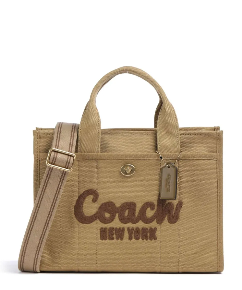 Cargo Handtasche Canvas braun