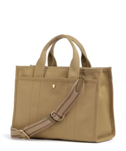 Cargo Handtasche Canvas braun