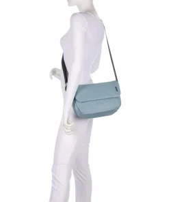 Cargo Kuriertasche Lederimitat hellblau