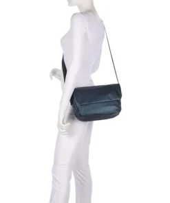 Cargo Kuriertasche Lederimitat dunkelblau