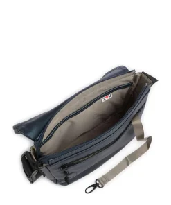 Cargo Kuriertasche Lederimitat dunkelblau