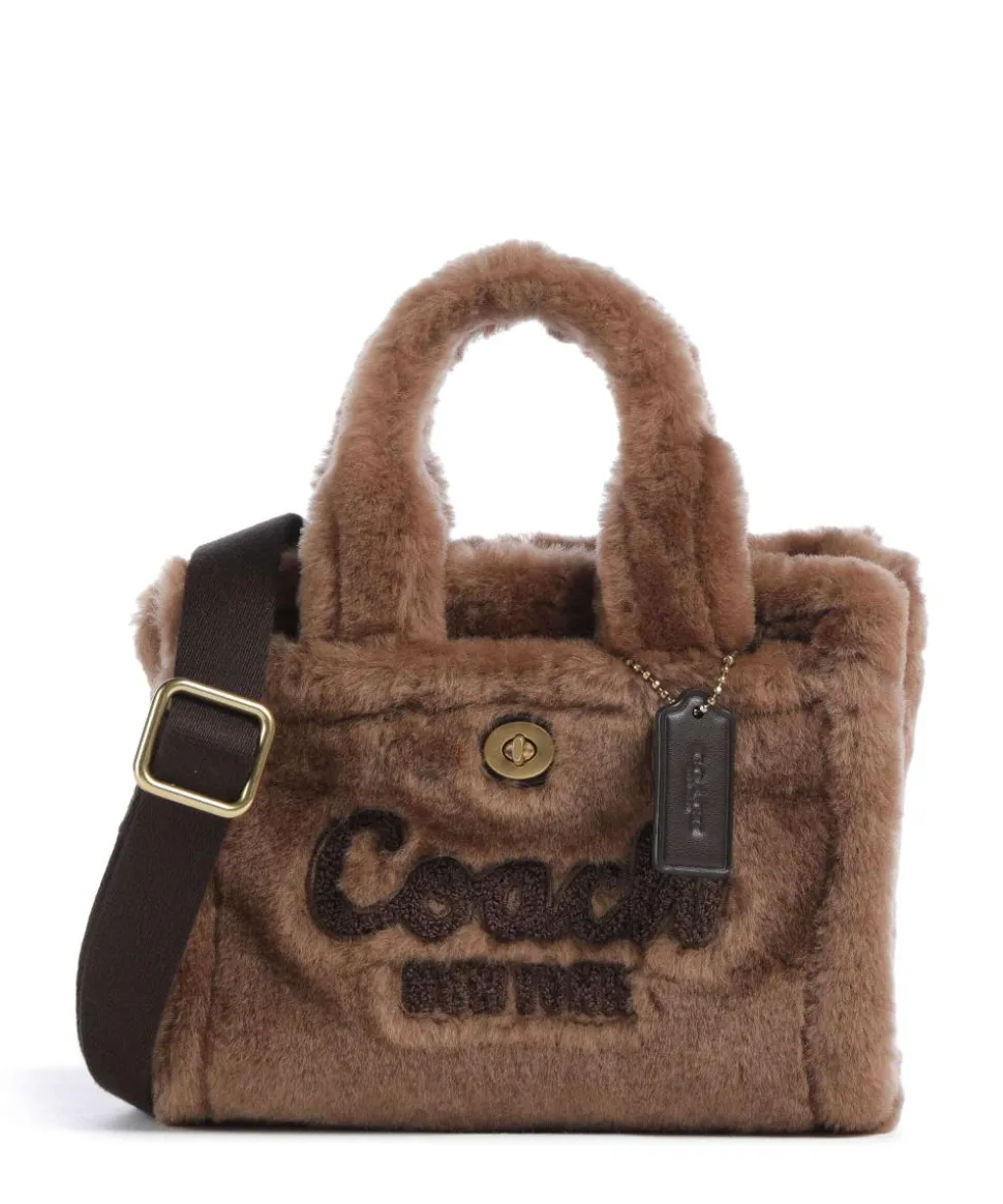 Cargo Shearling 20 Umhängetasche Fell braun