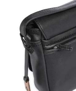 Carisma Umhängetasche genarbtes Rindsleder schwarz