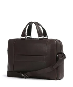 Carl 13 Aktentasche 14″ genarbtes Rindsleder dunkelbraun