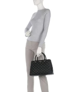 Carly Eco Handtasche Lederimitat schwarz