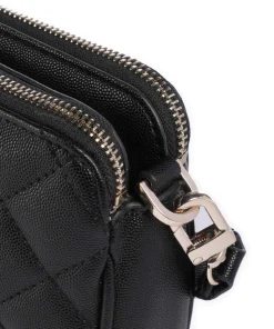 Carly Eco Umhängetasche Lederimitat schwarz