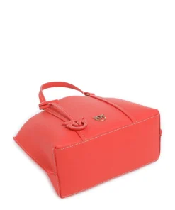 Carrie Classic Handtasche genarbtes Leder orange