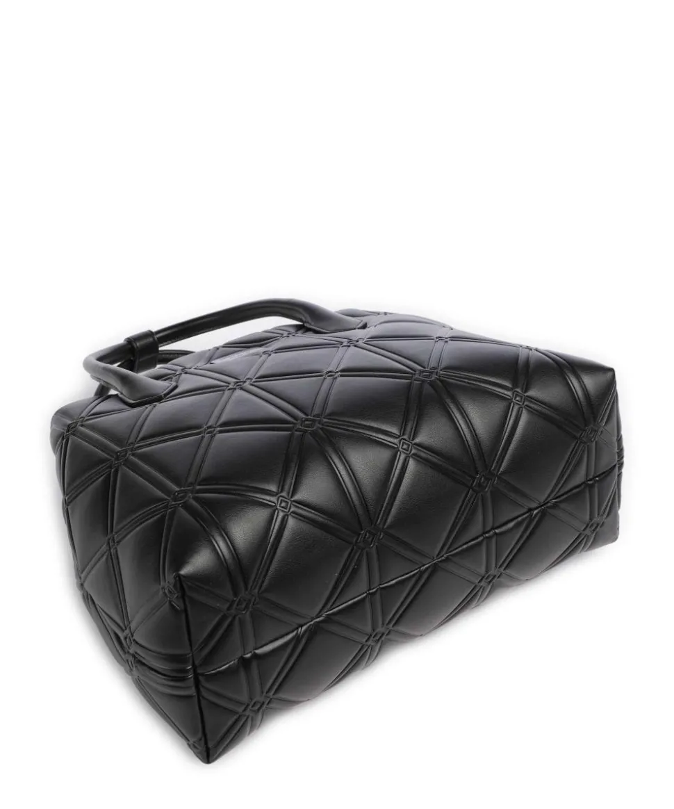 Cassandra Handtasche Lederimitat schwarz